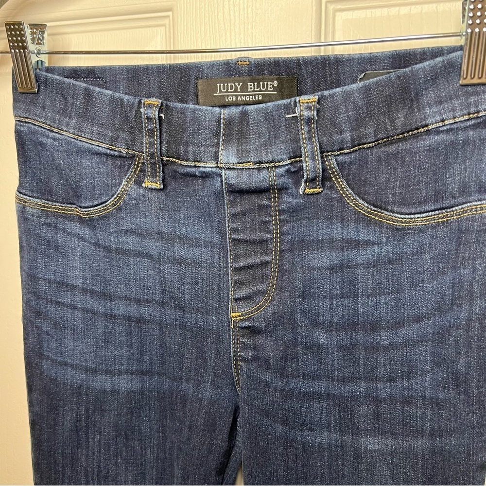 Judy Blue Skinny Fit Pull On Jeans Size 5 27” GUC - Picture 2 of 6